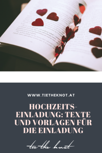 Texte für die Hochzeitseinladung: Die schönsten Vorlagen