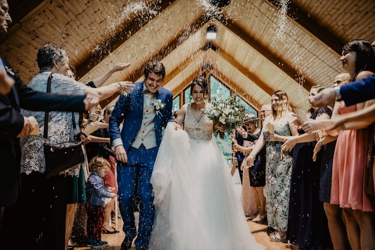 Chargieren bei der Hochzeit