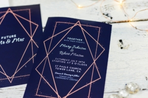 Drucksorten zur Hochzeit: Einladungen, Menükarten & Co.