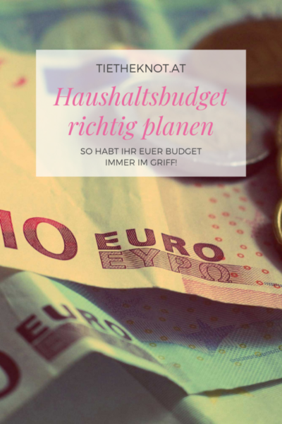 Haushaltsbudget richtig planen